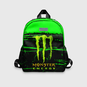 Детский рюкзак 3D с принтом MONSTER ENERGY NEON LOGO в городе Новоалтайск, 100% полиэстер | лямки с регулируемой длиной, сверху петелька, чтобы рюкзак можно было повесить на вешалку. Основное отделение закрывается на молнию, как и внешний карман. Внутри дополнительный карман. По бокам два дополнительных кармашка | monster | monster energy | монстер | монстер енерджи | монстер енэрджи | монстер энерджи | неон | энергетик | энергетический напиток