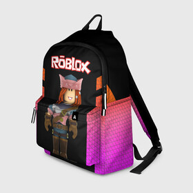 Рюкзак 3D с принтом ROBLOX | РОБЛОКС (Z) в городе Новоалтайск, 100% полиэстер | лямки с регулируемой длиной, сверху петелька, чтобы рюкзак можно было повесить на вешалку. Основное отделение закрывается на молнию, как и внешний карман. Внутри два дополнительных кармана, один из которых закрывается на молнию. По бокам два дополнительных кармашка | Тематика изображения на принте: game | gamer | roblox | simulator | игра | конструктор | роблок | роблокс | симулятор | строительство | фигура