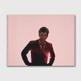 Альбом для рисования с принтом David Tennant в городе Новоалтайск, 100% бумага
 | матовая бумага, плотность 200 мг. | doctor who | serial | доктор кто | путешествия во времени | сериал | сериалы | фантастика