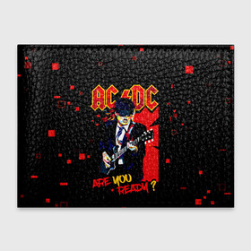 Обложка для студенческого билета с принтом ARE YOU REDY? AC/DC в городе Новоалтайск, натуральная кожа | Размер: 11*8 см; Печать на всей внешней стороне | Тематика изображения на принте: ac dc | acdc | acdc ас дс | angus | back in black | highway to hell | mckinnon | you | австралийская | ангус янг | ас дс | асдс | блюз | в форме | гитара | группа | крис слэйд | метал | молния | музыка | певец | рок | рок н ролл | стиви янг