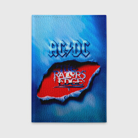 Обложка для автодокументов с принтом AC/DC - The Razor’s Edge в городе Новоалтайск, натуральная кожа |  размер 19,9*13 см; внутри 4 больших “конверта” для документов и один маленький отдел — туда идеально встанут права | Тематика изображения на принте: ac dc | acdc | acdc ас дс | angus | back in black | highway to hell | mckinnon | you | австралийская | ангус янг | ас дс | асдс | блюз | в форме | гитара | группа | крис слэйд | метал | молния | музыка | певец | рок | рок н ролл | стиви янг