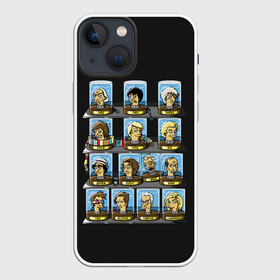 Чехол для iPhone 13 mini с принтом 12 Докторов в городе Новоалтайск,  |  | doctor who | serial | доктор кто | путешествия во времени | сериал | сериалы | фантастика