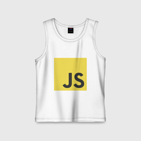 Детская майка хлопок с принтом Javascript в городе Новоалтайск,  |  | java script | javascript | js | js5 | айтишник | вебразработка | джава скрипт | джаваскрипт | программист | ява скрипт | яваскрипт | язык программирования