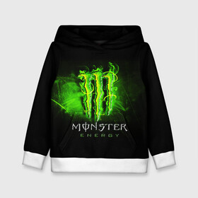 Детская толстовка 3D с принтом MONSTER ENERGY NEON | НЕОН в городе Новоалтайск, 100% полиэстер | двухслойный капюшон со шнурком для регулировки, мягкие манжеты на рукавах и по низу толстовки, спереди карман-кенгуру с мягким внутренним слоем | monster | monster energy | монстер | монстер енерджи | монстер енэрджи | монстер энерджи | неон | энергетик | энергетический напиток