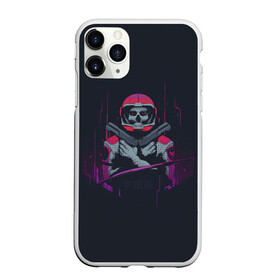 Чехол для iPhone 11 Pro матовый с принтом Космический убийца в городе Новоалтайск, Силикон |  | арт | галактика | иллюстрация | космос | пистолет | череп
