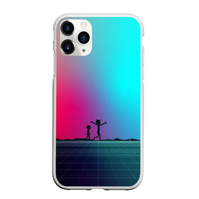 Чехол для iPhone 11 Pro матовый Open World: в городе Новоалтайск, Силикон | | world | арт | другой мир | иллюстрация | рик