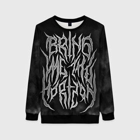 Женский свитшот 3D с принтом Bring Me the Horizon в городе Новоалтайск, 100% полиэстер с мягким внутренним слоем | круглый вырез горловины, мягкая резинка на манжетах и поясе, свободная посадка по фигуре | bmth | bring me the horizon | horizon | группы | музыка | рок