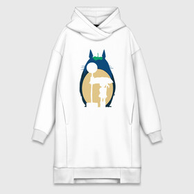 Платье-худи хлопок с принтом Street Totoro в городе Новоалтайск,  |  | ghibli | japan | nature | neigbor | neighbour | totoro | анимация | аниме | гибли | друг | животные | лес | милый | мир | миядзаки | мой сосед тоторо | мульт | мультфильм | природа | сосед | тоторо | хаяо | хранитель | япония
