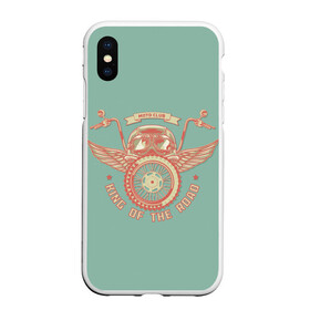 Чехол для iPhone XS Max матовый с принтом Король дороги в городе Новоалтайск, Силикон | Область печати: задняя сторона чехла, без боковых панелей | Тематика изображения на принте: moto | motorcycle | мопеды | мото | мотоцикл | мотоциклист | мотоциклисту | мотоциклисты | мотоцыклы