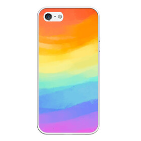 Чехол для iPhone 5/5S матовый с принтом РАДУЖНЫЕ ВОЛНЫ | RAINBOW WAVES (Z) в городе Новоалтайск, Силикон | Область печати: задняя сторона чехла, без боковых панелей | color | paint | rainbow | rainbow waves | waves | волны | краска | радуга | радужная | радужные волны | цветная | яркая
