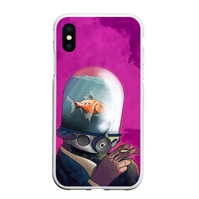 Чехол для iPhone XS Max матовый с принтом Эй Джей | Академия Амбрелла (+cпина) (Z) в городе Новоалтайск, Силикон | Область печати: задняя сторона чехла, без боковых панелей | dark horse comics | logo | the umbrella academy | umbrella | академия амбрелла | комикс | комильфо | лого | логотип | эй джей