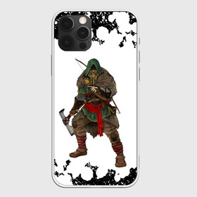 Чехол для iPhone 12 Pro с принтом ASSASSIN`S CREED VALHALLA (+спина) (Z) в городе Новоалтайск, силикон | область печати: задняя сторона чехла, без боковых панелей | logo | slayer | valhalla | vikings | асасин | ассасин крид | ассассин | вальхалла | викинги | лого | логотип | тамплиеры