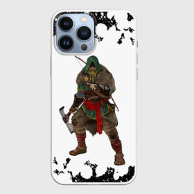 Чехол для iPhone 13 Pro Max с принтом ASSASSIN S CREED VALHALLA (+спина) (Z) в городе Новоалтайск,  |  | logo | slayer | valhalla | vikings | асасин | ассасин крид | ассассин | вальхалла | викинги | лого | логотип | тамплиеры