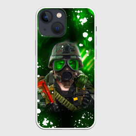Чехол для iPhone 13 mini с принтом Opposing Force | Адриан Шепард (+спина) (Z) в городе Новоалтайск,  |  | aperture laboratories | black mesa | half life | opposing force | valve | адриан шепард | блэк меса | вэлв | халф лайф