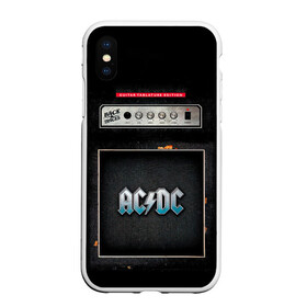 Чехол для iPhone XS Max матовый с принтом Backtracks - AC/DC в городе Новоалтайск, Силикон | Область печати: задняя сторона чехла, без боковых панелей | ac dc | acdc | acdc ас дс | angus | back in black | highway to hell | mckinnon | you | австралийская | ангус янг | ас дс | асдс | блюз | в форме | гитара | группа | крис слэйд | метал | молния | музыка | певец | рок | рок н ролл | стиви янг