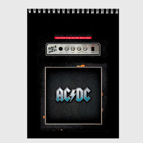Скетчбук с принтом Backtracks - AC/DC в городе Новоалтайск, 100% бумага
 | 48 листов, плотность листов — 100 г/м2, плотность картонной обложки — 250 г/м2. Листы скреплены сверху удобной пружинной спиралью | Тематика изображения на принте: ac dc | acdc | acdc ас дс | angus | back in black | highway to hell | mckinnon | you | австралийская | ангус янг | ас дс | асдс | блюз | в форме | гитара | группа | крис слэйд | метал | молния | музыка | певец | рок | рок н ролл | стиви янг