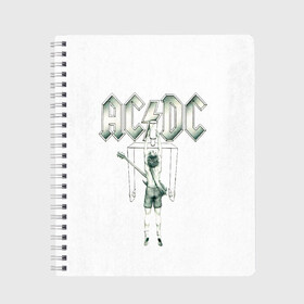 Тетрадь с принтом Flick of the Switch AC/DC в городе Новоалтайск, 100% бумага | 48 листов, плотность листов — 60 г/м2, плотность картонной обложки — 250 г/м2. Листы скреплены сбоку удобной пружинной спиралью. Уголки страниц и обложки скругленные. Цвет линий — светло-серый
 | ac dc | acdc | acdc ас дс | angus young | back in black | highway to hell | mckinno | австралийская | ангус янг | ас дс | асдс | блюз | в форме | гитара | группа | крис слэйд | метал | молния | музыка | певец | рок | рок н ролл | стиви янг