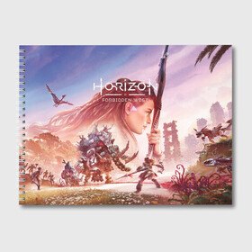 Альбом для рисования с принтом Элой Horizon Forbidden West DE в городе Новоалтайск, 100% бумага
 | матовая бумага, плотность 200 мг. | Тематика изображения на принте: aloy | bow | dinosaur | games | horizon forbidden west | hunt | nextgen | playstation 5 | ps5 | robot | zero dawn | горизонт | динозавр | запретный запад | игры | лук | некстген | нулевой рассвет | охота | плейстейшен 5 | пс5 | робот | элой