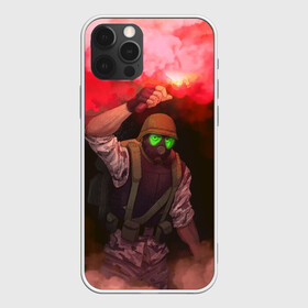 Чехол для iPhone 12 Pro Max с принтом Half-Life | Opposing Force | Logo (+спина) (Z) в городе Новоалтайск, Силикон |  | aperture laboratories | black mesa | half life | opposing force | valve | адриан шепард | блэк меса | вэлв | халф лайф