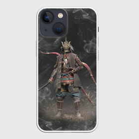 Чехол для iPhone 13 mini с принтом Warrior | Sekiro shadows die twice (Z) в городе Новоалтайск,  |  | sekiro shadows die twice | warrior | warriors | воин | дзу дай то вайсу | миядзаки | самурай | сэкиро сядо | тени умирают дважды