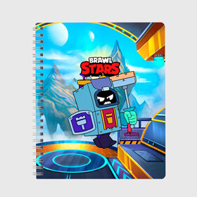Тетрадь с принтом ЭШ Ash Brawl Stars в городе Новоалтайск, 100% бумага | 48 листов, плотность листов — 60 г/м2, плотность картонной обложки — 250 г/м2. Листы скреплены сбоку удобной пружинной спиралью. Уголки страниц и обложки скругленные. Цвет линий — светло-серый
 | ash | brawl | brawl stars | brawlstars | brawl_stars | аш | бравл | бравлстарс | эш