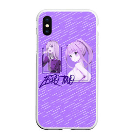 Чехол для iPhone XS Max матовый с принтом Zero Two в прямоугольнике в городе Новоалтайск, Силикон | Область печати: задняя сторона чехла, без боковых панелей | darling | darling in the franxx | zero two | вайфу | зеро ту | код 002 | любимый во франксе | франкс