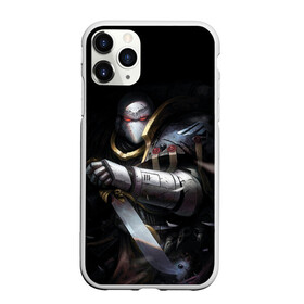 Чехол для iPhone 11 Pro Max матовый с принтом Спейсмарин с ножом в городе Новоалтайск, Силикон |  | imperium | space marine | warhammer | вархаммер | космодесантник | ножи