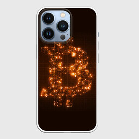 Чехол для iPhone 13 Pro с принтом СВЕТЯЩИЙСЯ BITCOIN в городе Новоалтайск,  |  | bitcoin | btc | coin | биткоин | биткойн | валюта | деньги | криптовалюта | монета | платёжная система | технология