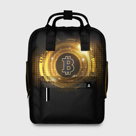 Женский рюкзак 3D с принтом BITCOIN  | КРИПТОВАЛЮТА в городе Новоалтайск, 100% полиэстер | лямки с регулируемой длиной, сверху ручки, чтобы рюкзак нести как сумку. Основное отделение закрывается на молнию, как и внешний карман. Внутри два дополнительных кармана, один из которых закрывается на молнию. По бокам два дополнительных кармашка, куда поместится маленькая бутылочка
 | bitcoin | btc | coin | биткоин | биткойн | валюта | деньги | криптовалюта | монета | платёжная система | технология