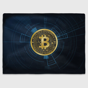 Плед 3D с принтом BITCOIN ВАЛЮТА в городе Новоалтайск, 100% полиэстер | закругленные углы, все края обработаны. Ткань не мнется и не растягивается | bitcoin | btc | coin | биткоин | биткойн | валюта | деньги | криптовалюта | монета | платёжная система | технология