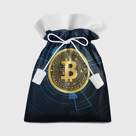 Подарочный 3D мешок с принтом BITCOIN ВАЛЮТА в городе Новоалтайск, 100% полиэстер | Размер: 29*39 см | bitcoin | btc | coin | биткоин | биткойн | валюта | деньги | криптовалюта | монета | платёжная система | технология