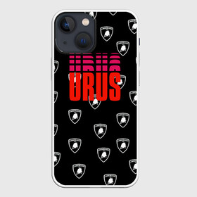 Чехол для iPhone 13 mini с принтом Ламборджини в городе Новоалтайск,  |  | Тематика изображения на принте: urus | автомобиль | внедорожники | логотип lamborghini | роскошный кроссовер | супер спорт