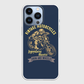 Чехол для iPhone 13 Pro с принтом Винтажные мотоциклы в городе Новоалтайск,  |  | Тематика изображения на принте: moto | motorcycle | мопеды | мото | мотоцикл | мотоциклист | мотоциклисту | мотоциклисты | мотоцыклы | моцик