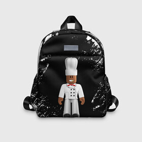 Детский рюкзак 3D с принтом ROBLOX | РОБЛОКС | LOGO (+спина) (Z) в городе Новоалтайск, 100% полиэстер | лямки с регулируемой длиной, сверху петелька, чтобы рюкзак можно было повесить на вешалку. Основное отделение закрывается на молнию, как и внешний карман. Внутри дополнительный карман. По бокам два дополнительных кармашка | Тематика изображения на принте: game | gamer | logo | roblox | simulator | игра | конструктор | лого | логотип | роблок | роблокс | симулятор | строительство | фигура
