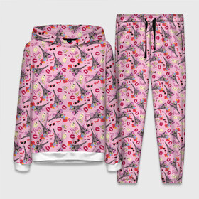 Женский костюм 3D (с толстовкой) с принтом Париж в городе Новоалтайск,  |  | amur | fashion | for lovers | france | glamor | love | paris | romance | амур | гламур | город любви | для влюбленных | любовь | мода | париж | романтика | страна | франция | эйфелева башня