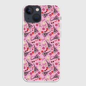 Чехол для iPhone 13 mini с принтом Париж в городе Новоалтайск,  |  | amur | fashion | for lovers | france | glamor | love | paris | romance | амур | гламур | город любви | для влюбленных | любовь | мода | париж | романтика | страна | франция | эйфелева башня