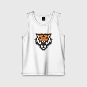 Детская майка хлопок с принтом Tigers Team в городе Новоалтайск,  |  | 2022 | animal | cat | lion | tiger | год тигра | животные | зубы | кот | кошка | лев | охотник | полосатый | природа | тигр | тигренок | тигрица | хищник