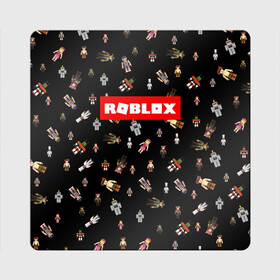 Магнит виниловый Квадрат с принтом ROBLOX PATTERN | РОБЛОКС (Z) в городе Новоалтайск, полимерный материал с магнитным слоем | размер 9*9 см, закругленные углы | game | gamer | pattern | roblox | simulator | игра | конструктор | паттерн | роблок | роблокс | симулятор | строительство | фигура