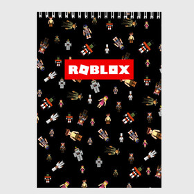 Скетчбук с принтом ROBLOX PATTERN | РОБЛОКС (Z) в городе Новоалтайск, 100% бумага
 | 48 листов, плотность листов — 100 г/м2, плотность картонной обложки — 250 г/м2. Листы скреплены сверху удобной пружинной спиралью | Тематика изображения на принте: game | gamer | pattern | roblox | simulator | игра | конструктор | паттерн | роблок | роблокс | симулятор | строительство | фигура