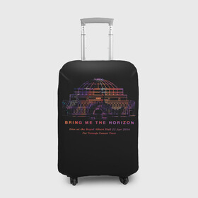 Чехол для чемодана 3D с принтом  Live at the Royal Albert Hall - BMTH в городе Новоалтайск, 86% полиэфир, 14% спандекс | двустороннее нанесение принта, прорези для ручек и колес | bmth | bring me the horizon | альтернативный | бмт | бмтх | бмтш | брин | бринг | горизонт | достань для меня | дэткор | зе | метал | ми | рок | хоризон | электроник