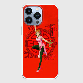 Чехол для iPhone 13 Pro с принтом Магическая битва Кугисаки Нобара в городе Новоалтайск,  |  | Тематика изображения на принте: anime | jujutsu kaisen | kugisaki nobara | manga | sorsery fight | аниме | аниме мальчик | джутсу кайсен | дзюдзюцу кайсэн | кугисаки нобара | маг | магическая битва | манга | проклятия | рыжая