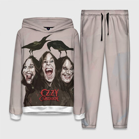 Женский костюм 3D (с толстовкой) с принтом Ozzy Osbourne в городе Новоалтайск,  |  | black sabbath | hard rock | heavy metal | john michael osbourne | ozzy osbourne | джон майкл осборн | оззи осборн | хард рок | хеви метал