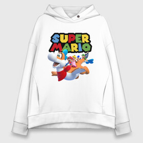 Женское худи Oversize хлопок с принтом Super Mario убойная компания в городе Новоалтайск, френч-терри — 70% хлопок, 30% полиэстер. Мягкий теплый начес внутри —100% хлопок | боковые карманы, эластичные манжеты и нижняя кромка, капюшон на магнитной кнопке | company | dinosaur | flight | luigi | mushroom | nintendo | party | super mario | video game | вечеринка | видеоигра | гриб | динозавр | йоши | компания | луиджи | нинтендо | полёт | супер марио