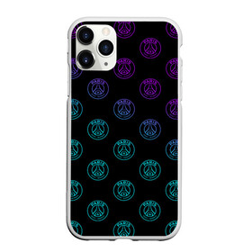 Чехол для iPhone 11 Pro Max матовый с принтом PSG NEON | ПСЖ НЕОН в городе Новоалтайск, Силикон |  | Тематика изображения на принте: paris saint germain | psg | saint | sport | париж | псг | спорт | футбол