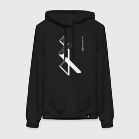 Женская толстовка хлопок с принтом Архитектон 2Б в городе Новоалтайск, френч-терри, мягкий теплый начес внутри (100% хлопок) | карман-кенгуру, эластичные манжеты и нижняя кромка, капюшон с подкладом и шнурком | архитектон | архитектура | геометрия | конструкция | тени