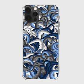 Чехол для iPhone 12 Pro Max с принтом Синий камуфляж с щупальцами в городе Новоалтайск, Силикон |  | Тематика изображения на принте: камуфляж | ктулху | милитари | море | морской | осьминог | рыбак | щупальца