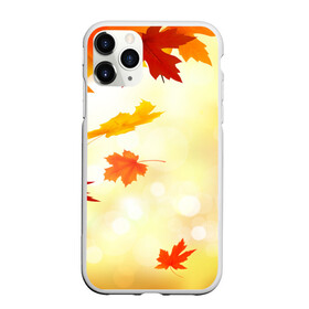 Чехол для iPhone 11 Pro Max матовый с принтом ПАДАЮЩИЙ КЛЕН | ОСЕННЯЯ (Z) в городе Новоалтайск, Силикон |  | autumn | golden time | leaves | maple | yellow | желтая | золотая пора | клён | листья | осенняя | осень | падающий клен