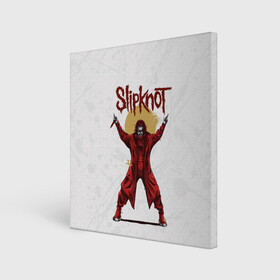 Холст квадратный с принтом COREY TAYLOR | SLIPKNOT | СЛИПКНОТ (Z) в городе Новоалтайск, 100% ПВХ |  | corey taylor | corey todd taylor | rock | slipknot | кори тейлор | кори тодд тейлор | петля | рок | скользящий узел | слипкнот | тяжелый рок | удавка