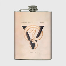 Фляга с принтом Venom - Bullet For My Valentine в городе Новоалтайск, металлический корпус | емкость 0,22 л, размер 125 х 94 мм. Виниловая наклейка запечатывается полностью | bullet for my valentine | jeff killed john | matthew tuck | michael paget | булет фор май валентайн | джефф убил джона | майкл пэджет | метал | музыка | мэтт | мэттью так | пуля для моей возлюбленной | рок группа
