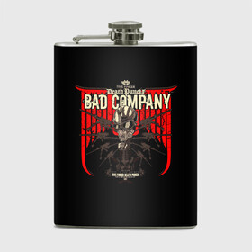 Фляга с принтом BAD COMPANY - Five Finger Death Punch в городе Новоалтайск, металлический корпус | емкость 0,22 л, размер 125 х 94 мм. Виниловая наклейка запечатывается полностью | 5fdp | 5фдп | ffdp | five finger death punch | ivan lewis greening | ivan moody | айвен льюис грининг | метал группа | рок группа | файв фингер дед панч | ффдп